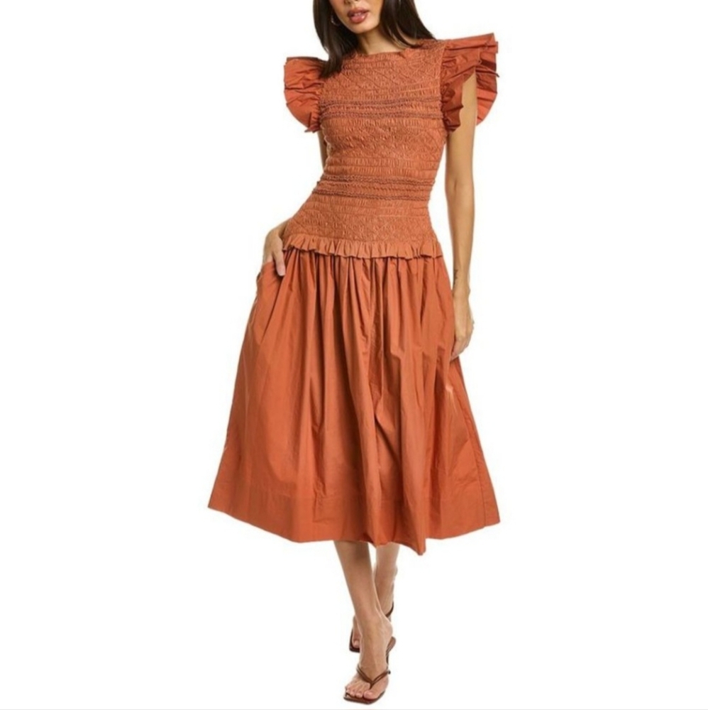 Ulla Johnson Clay Midi Dress